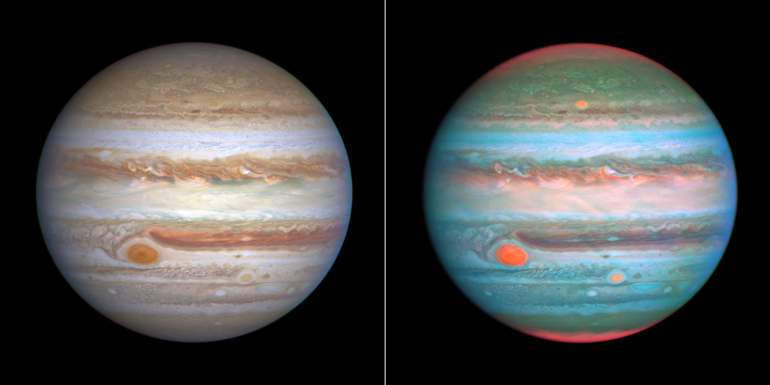 Multiwavelength OPAL Jupiter - NASA Science